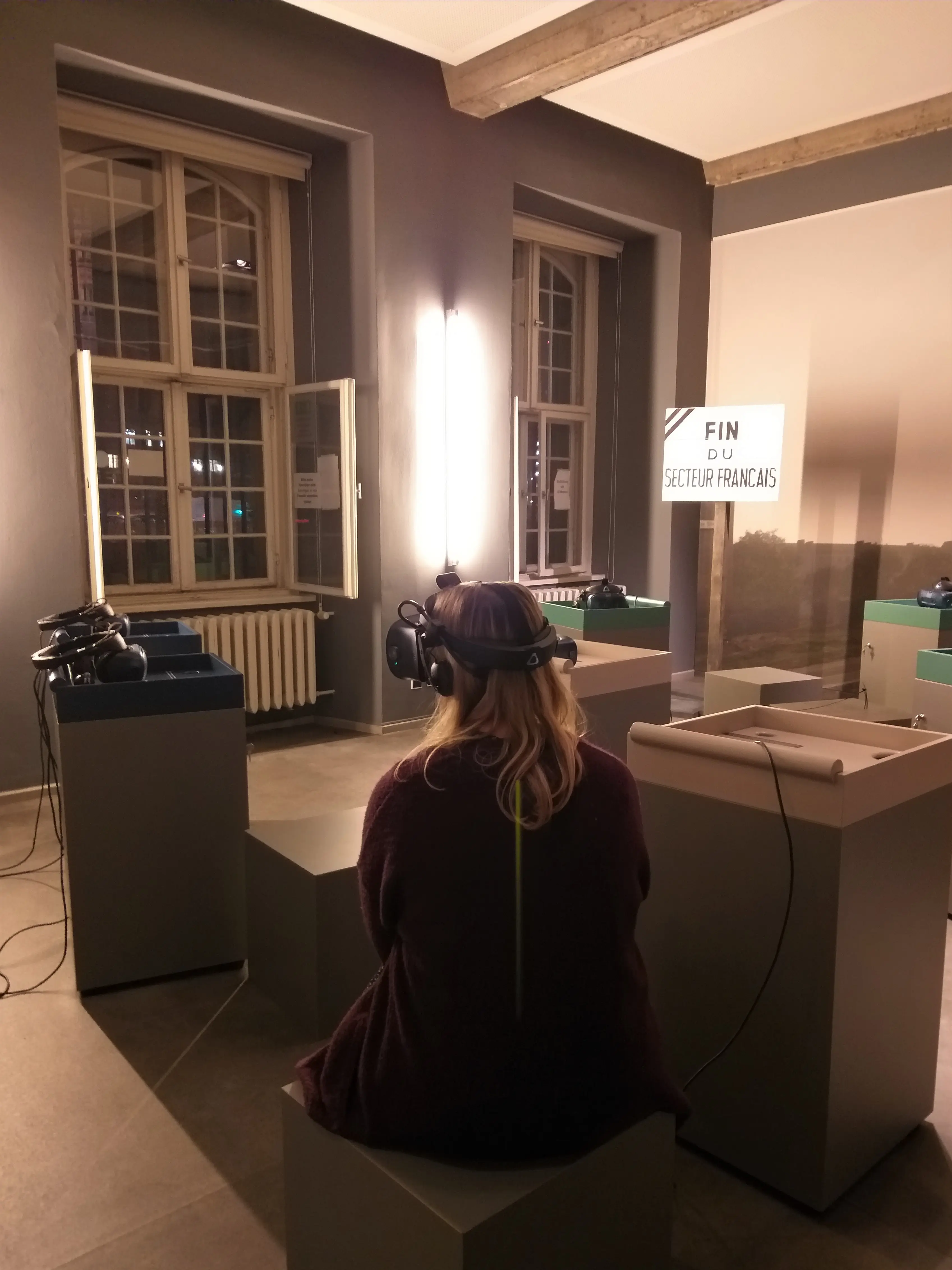 L'installation en réalité virtuelle