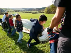 Emballage commun de la farce des ballons